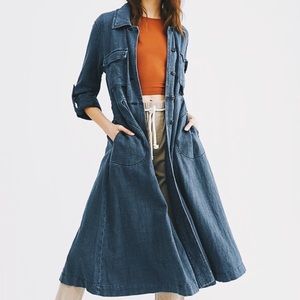Free People Rainz Maxi Duster